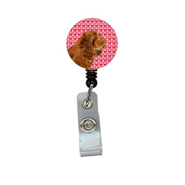 Teacher&Aposs Aid Sussex Spaniel Retractable Badge Reel Or Id Holder With Clip TE3464616 - main